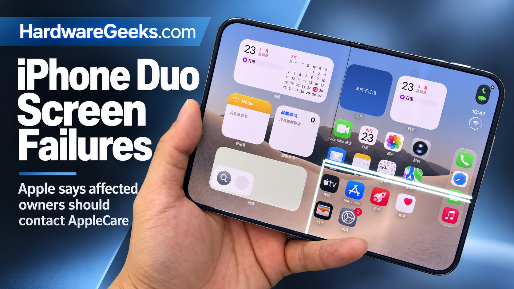 Apple Acknowledges iPhone Duo Display Failures as iFixit Examines the Hinge