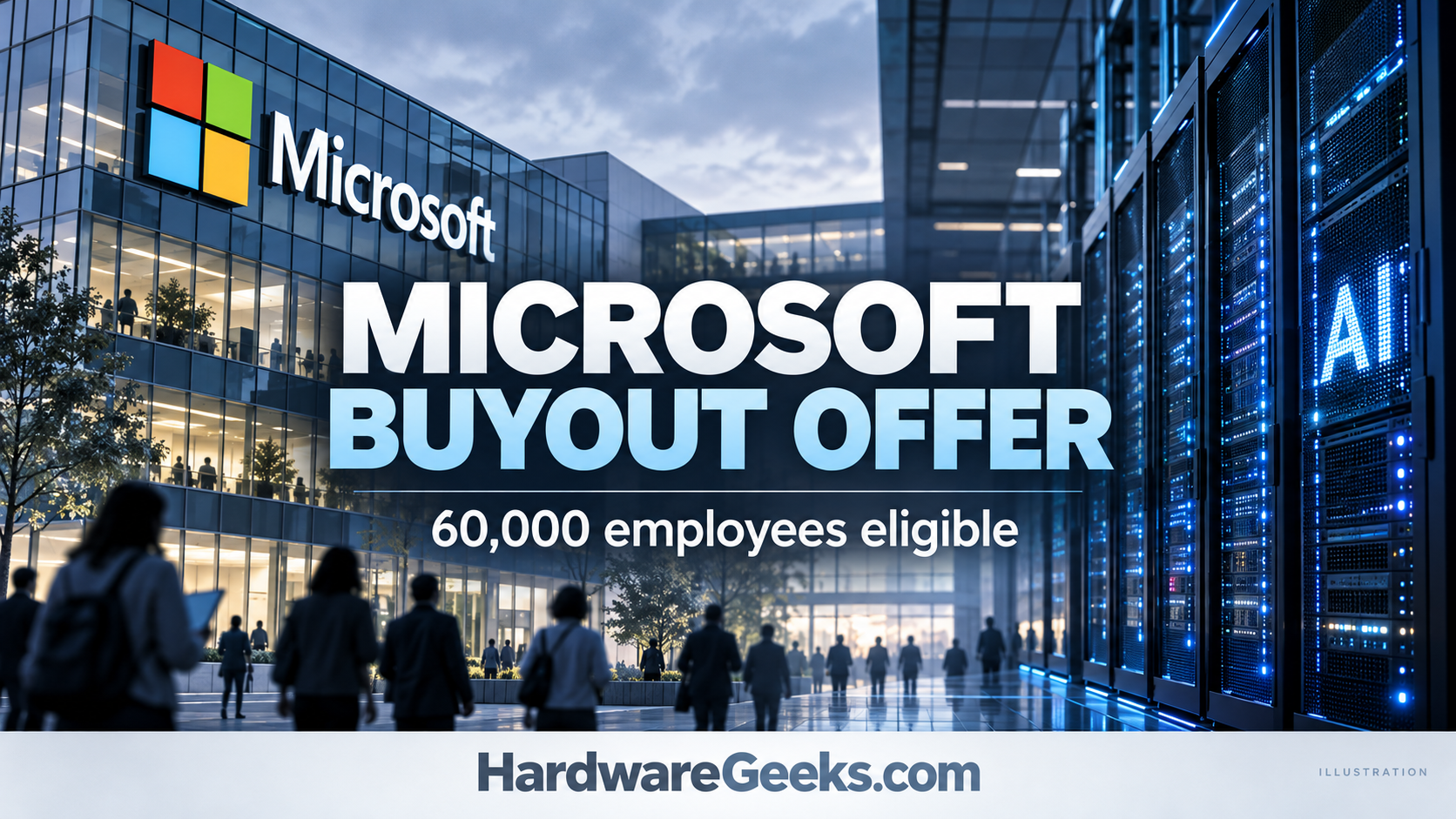 Microsoft Offers Buyouts to 60,000 Employees as AI Spending Climbs