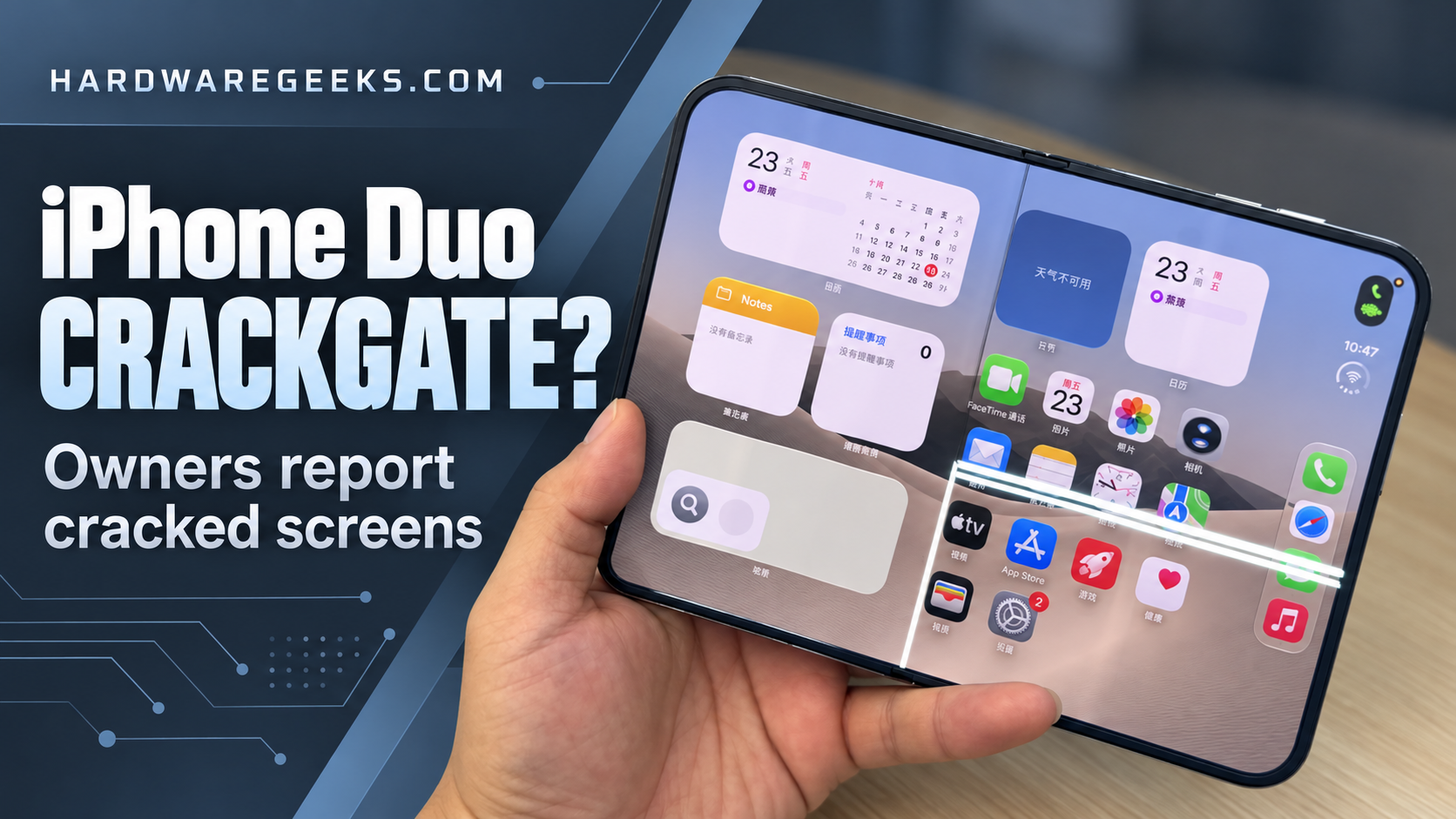 iPhone Duo Owners Report Cracked Screens Just Days After Launch